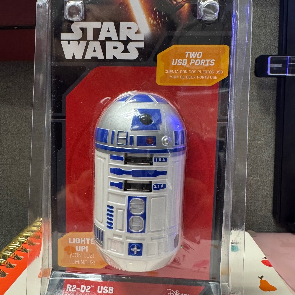 R2-D2 USB 2 Port Wall charger